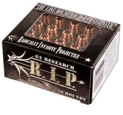 40 S&W 115 Grain Hollow Point 20 Rounds G2 Research Ammunition