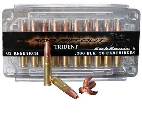 300 AAC Blackout 200 Grain Hollow Point Rounds G2 Research Ammunition