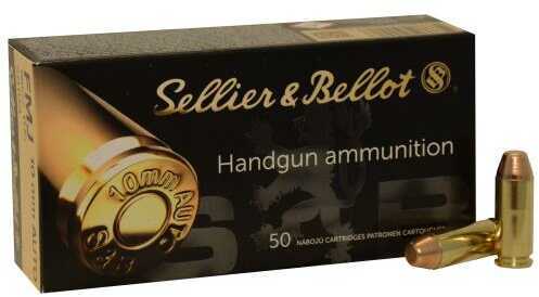 10mm 180 Grain Full Metal Jacket 50 Rounds Sellior & Bellot Ammunition 10mm