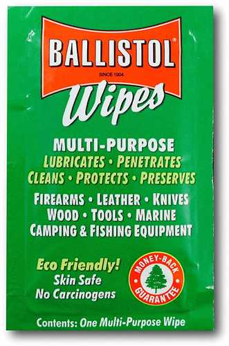 Ballistol Multi-Purpose Oil Wipes 10/ct