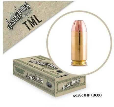 40 S&W 180 Grain Jacketed Hollow Point 20 Rounds Cascade Ammunition
