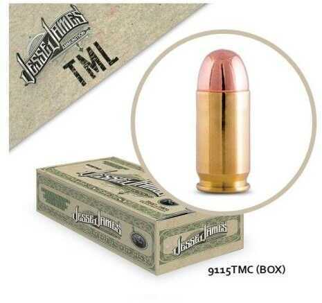 9mm Luger 115 Grain TMC 50 Rounds Cascade Ammunition