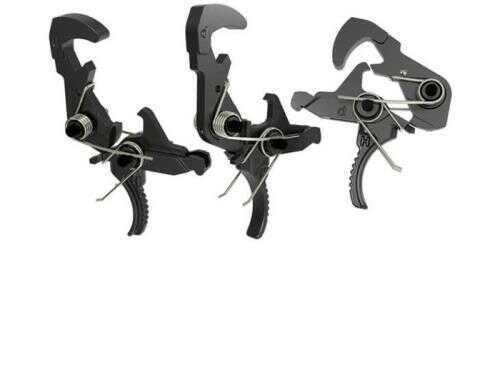 Hiperfire Enhanced Duty Trigger (EDT) Heavy Gunner Assembly Fits AR15/AR10 Medium 4.5 And 5.5 Lb Pulls Black Fin