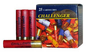 12 Gauge 2-3/4" Lead #8  1 oz 250 Rounds Challenger Shotgun Ammunition