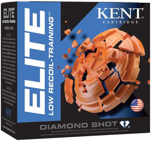 12 Gauge 2-3/4" Lead #8  7/8 oz 25 Rounds Kent Cartridges Shotgun Ammunition
