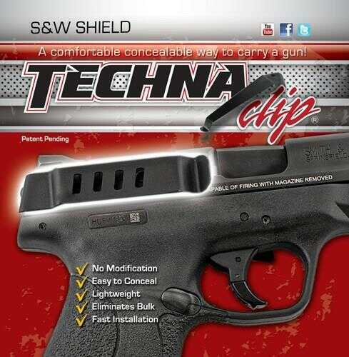 Techna Clip Belt Fits S&W Shield Right Hand Black SHBR