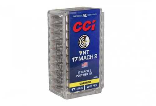 17 Mach 2 Grain V-Max 50 Rounds CCI Ammunition