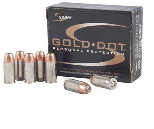 45 ACP 230 Grain Gold Dot Hollow Point 20 Rounds Speer Ammunition