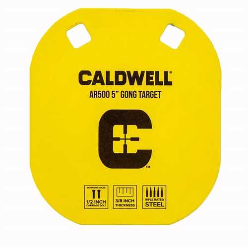 Caldwell Gong Target Yellow AR500 Steel