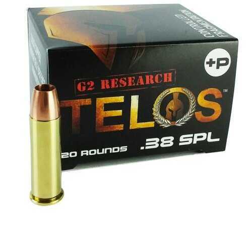 38 Special 105 Grain Hollow Point 20 Rounds G2 Research Ammunition