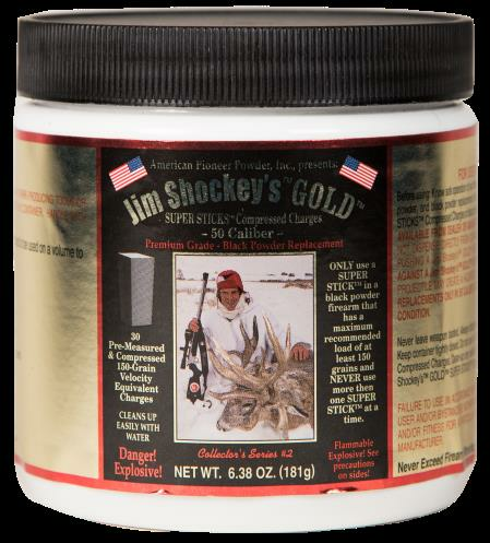 American Pioneer Jim Shockey Gold Sticks 50 Caliber 50 Grains 1 Bottle