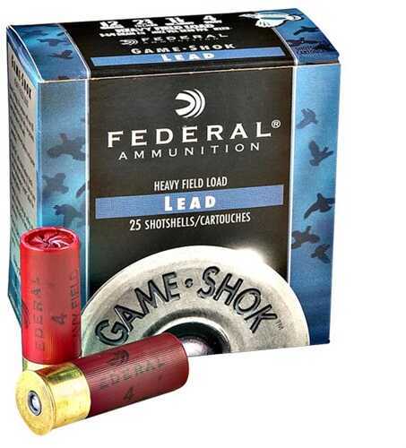 20 Gauge 2-3/4" Lead #6  1 oz 25 Rounds Federal Shotgun Ammunition