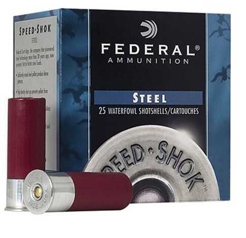 12 Gauge 3" Steel #3  1-1/8 oz 25 Rounds Federal Shotgun Ammunition