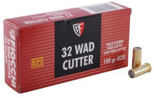 32 S&W Long 100 Grain Lead Semi WadCutter 50 Rounds Fiocchi Ammunition