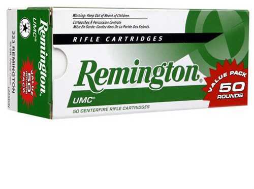 223 Rem 55 Grain Full Metal Jacket 50 Rounds Remington Ammunition