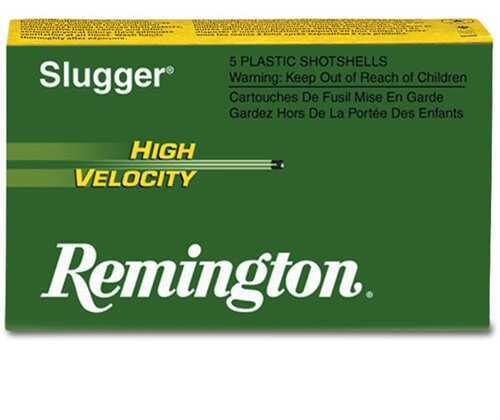 12 Gauge 3" Lead Slug  7/8 oz 5 Rounds Remington Shotgun Ammunition