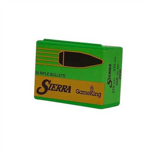 Sierra Gameking 375 Caliber 250 Grain Boat Tail Spitzer 50/Box Md: 2950 Bullets