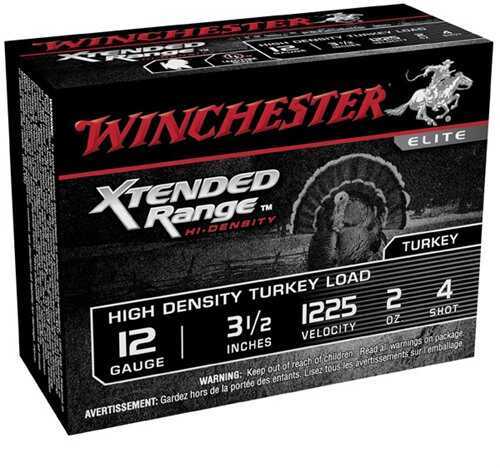 12 Gauge 3-1/2" Bismuth-Tin Alloy #4  2 oz 10 Rounds Winchester Shotgun Ammunition