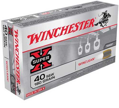 40 S&W 180 Grain Soft Point 50 Rounds Winchester Ammunition