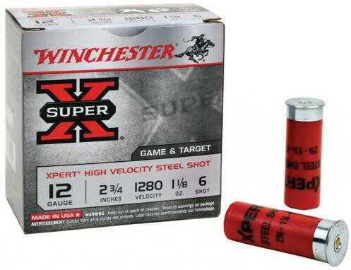 20 Gauge 2-3/4" Steel #7  3/4 oz 100 Rounds Winchester Shotgun Ammunition