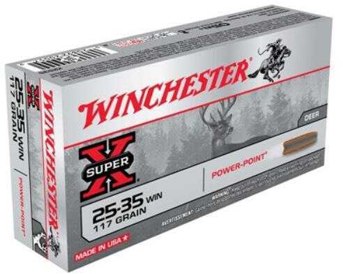 25-35 Win 117 Grain Soft Point 20 Rounds Winchester Ammunition