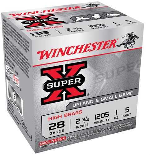 28 Gauge 2 3/4" 25 Rounds Ammunition Winchester 1 oz  Lead #5