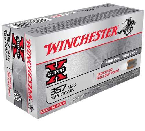 357 Mag 125 Grain Hollow Point 50 Rounds Winchester Ammunition 357 Magnum