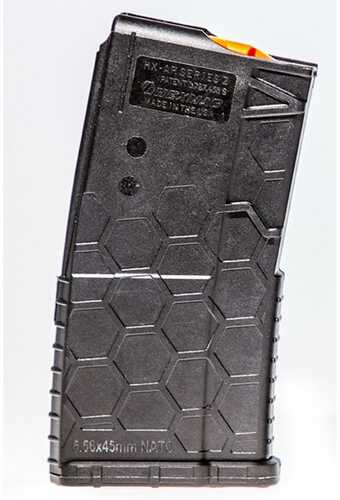 Sentry Hexmag AR-15/M4/M16 Shorty Rifle Magazine Black With Orange .223/5.56x45mm 20/Rd