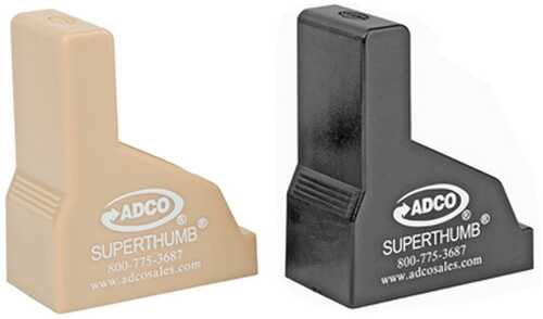 Adco Super Thumb Mag Loader/unLoader 2/ct Black And Tan