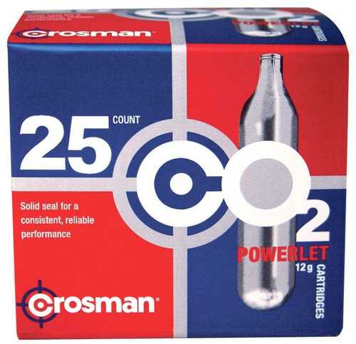 Crosman Powerlet 12g Co2 Cartridges 25/ct
