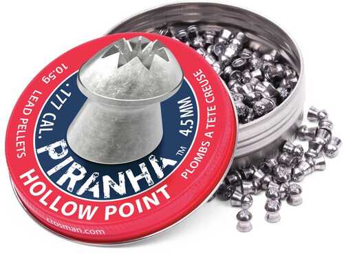 Crosman Piranha Hollow Point Pellets .177 Cal 10.5Gr 400/ct
