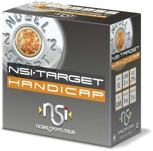 Nobel Sport Target Handicap Shotshells 12 Ga 2-3/4" 1-1/8 Oz 1265 Fps #8 25/ct