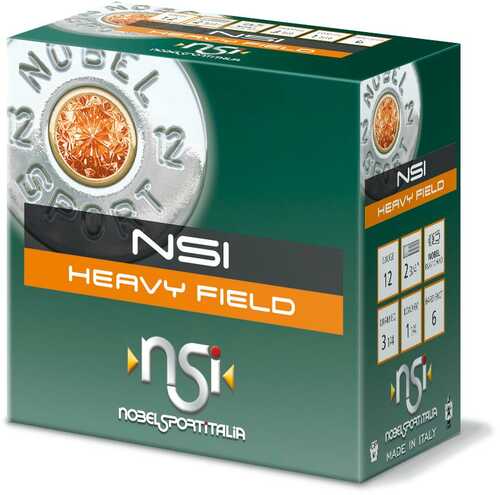 Nobel Sport Heavy Field Shotshells 12 Ga 2-3/4" 1-1/4 Oz 1330 Fps #7.5 25/ct