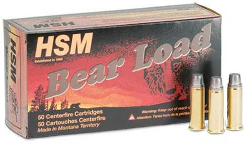 HSM Bear Load Hard Cast Handgun Ammunition .357 Rem Mag 180Gr RNFP Gas Check 1200 Fps 50/ct