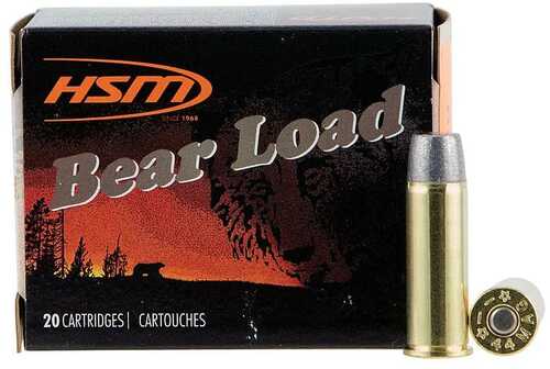 HSM Bear Load Hard Cast Handgun Ammunition 44 Rem Mag 305Gr WFN 1260 Fps 20/ct