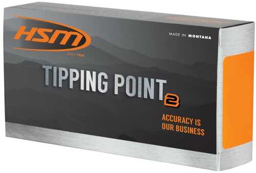 HSM Tipping Point 2 Rifle Ammunition 6.5 Creedmoor 140Gr SST 20/ct