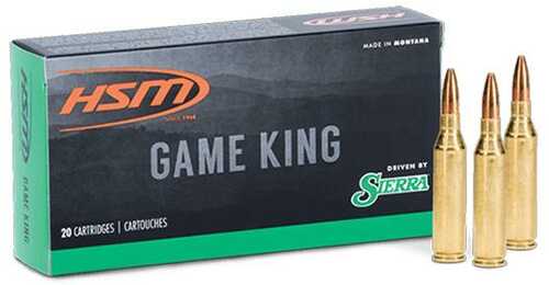 Hsm Gameking Rifle Ammunition 6.5 Grendel 120gr Fmjbt 2557 Fps 20/ct