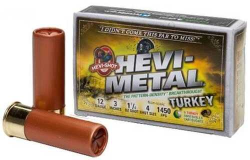HEVI-Shot HEVI-Metal Turkey 12 Ga 3 1/2" Oz #46 1450 Fps - 5/Box