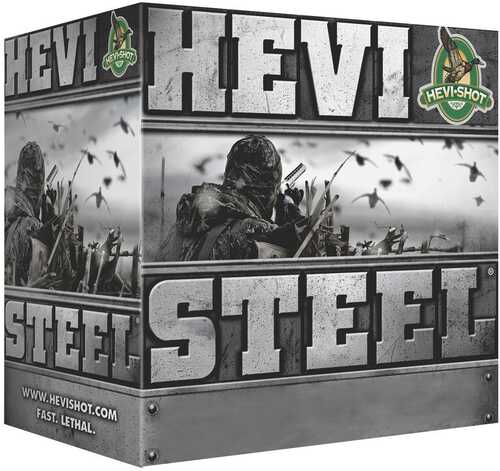 HEVI-Shot HEVI-Steel Shotshells 12 Ga 2-3/4" 1-1/8Oz 1500 Fps #4 25/ct