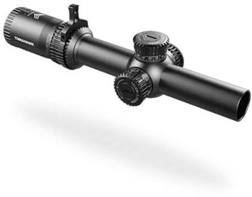 Swampfox Tomahawk LPVO Rifle Scope - 1-8x24 30mm SFP Guerrilla Cross MOA - Black