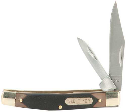 Old Timer Middleman Jack 2 3 5/16" Blade Black And Brown