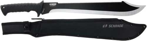 Schrade Decimate Sawback Machete 14 1/2" Blade Black