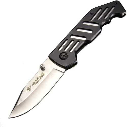 Smith & Wesson Ext Ops Folding Knife 3-1/5" Clip Point Blade