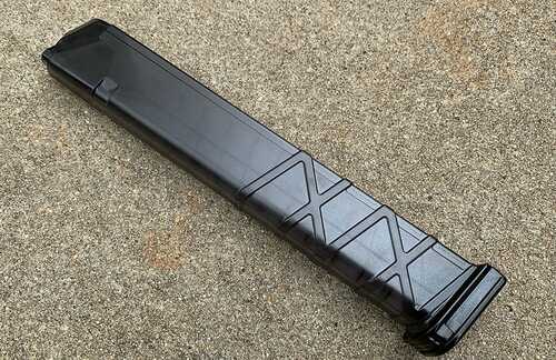 SDS Handgun Magazine. - 9mm Glock Style Polycarbonate Smoke 33 Rd