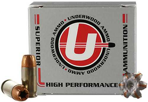 Underwood Ammo Handgun Ammunition 45 Auto (+P) 230Gr JHP 1000 Fps 20/ct
