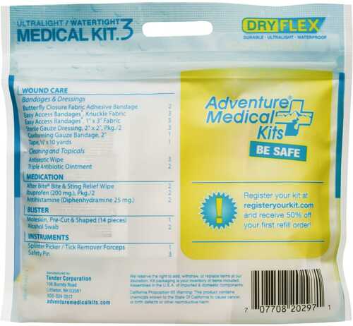 Ready Brands Adventure Medical Kits Ultralight / Watertight Series - .3