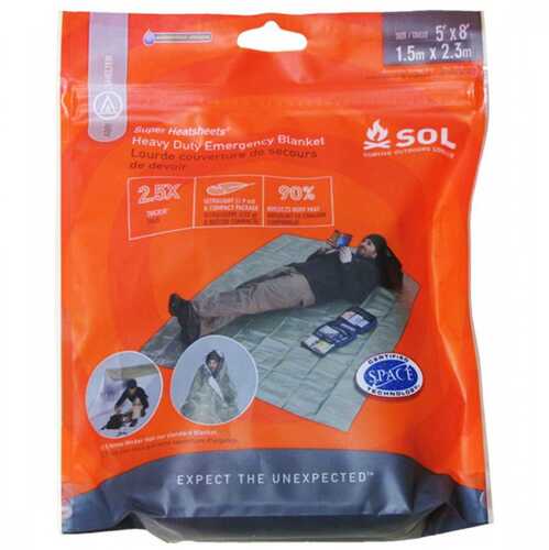 Survive Outdoors Longer Heavy Duty Emergency Blanket OD Green