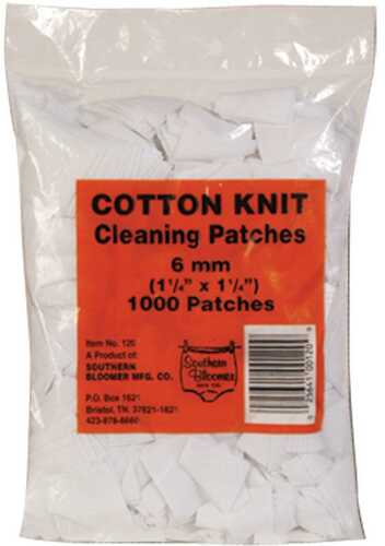 Southern Bloomer 6mm Cleaning Patches 1000/Pack