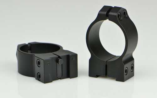 Warne 2-Piece Maxima Fixed Scope Ringmounts With Grooved Receiver - Tikka 30mm Medium Matte