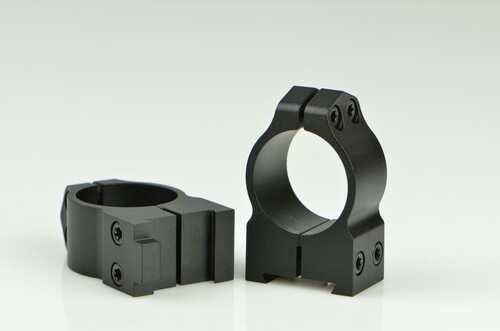 Warne 2-Piece Maxima Fixed (19mm Dovetail) Scope Ringmounts With Grooved Receiver Fits CZ550 1" Medium Matte